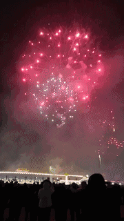 今晚(农历腊月二十八)19:18分 正定南门 临时 加放一场电子烟花秀 时