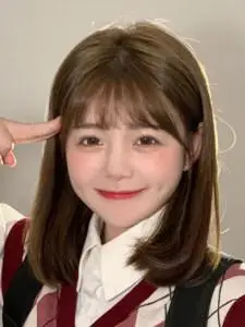 假发女中长直发学生头锁骨发内扣逼真发丝空气刘海lolita齐肩发套