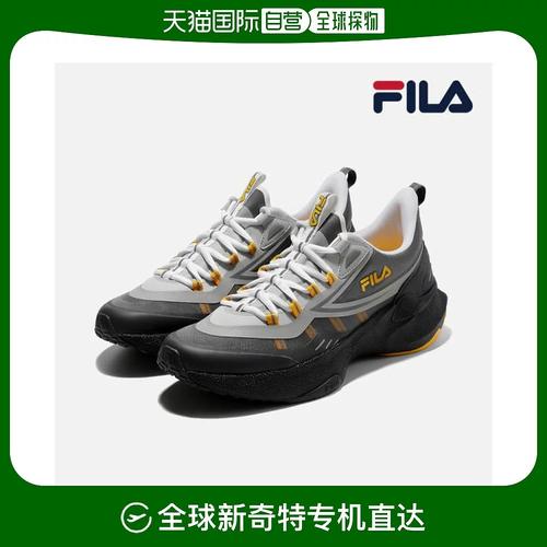 韩国直邮fila 跑步鞋 fila/鞋/官方/fila/运动鞋/灰色/橙色斐乐