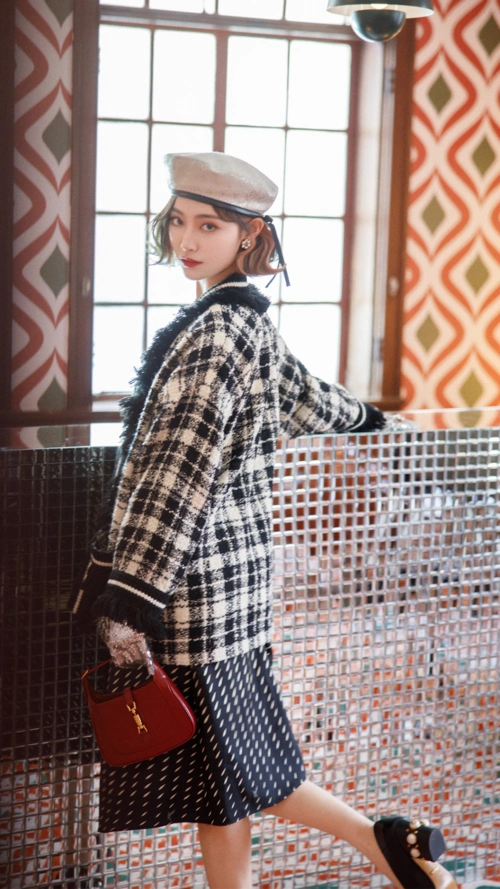 许佳琪高贵气质亮片写真,高清图片,手机锁屏桌面-壁纸族