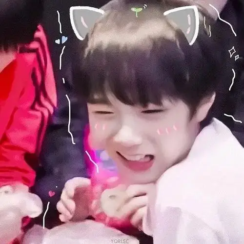 我会觉得用刘耀文小时候做头像的人很可爱