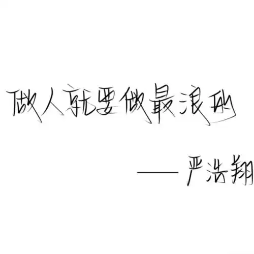 更新|严浩翔金句