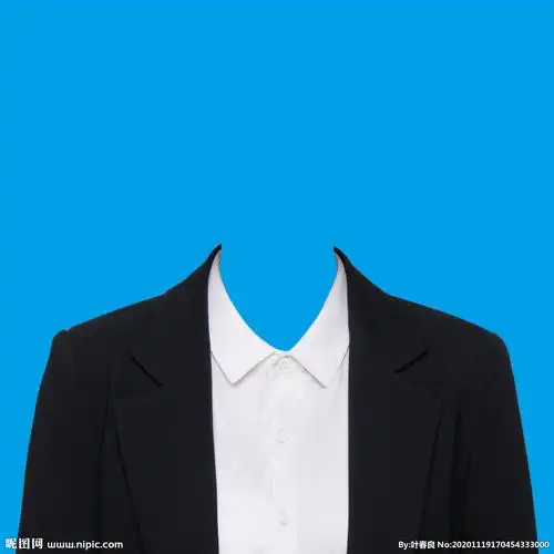 女款西装证件照衣服素材图片