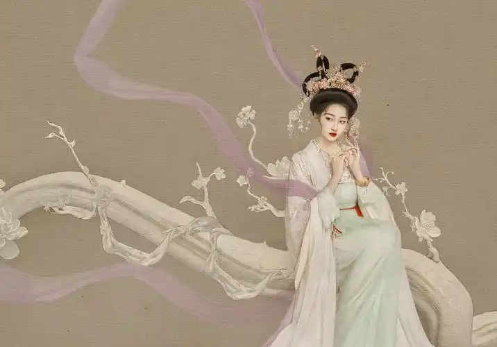 品牌代言人-关晓彤《百花令》_盘子女人坊古装写真