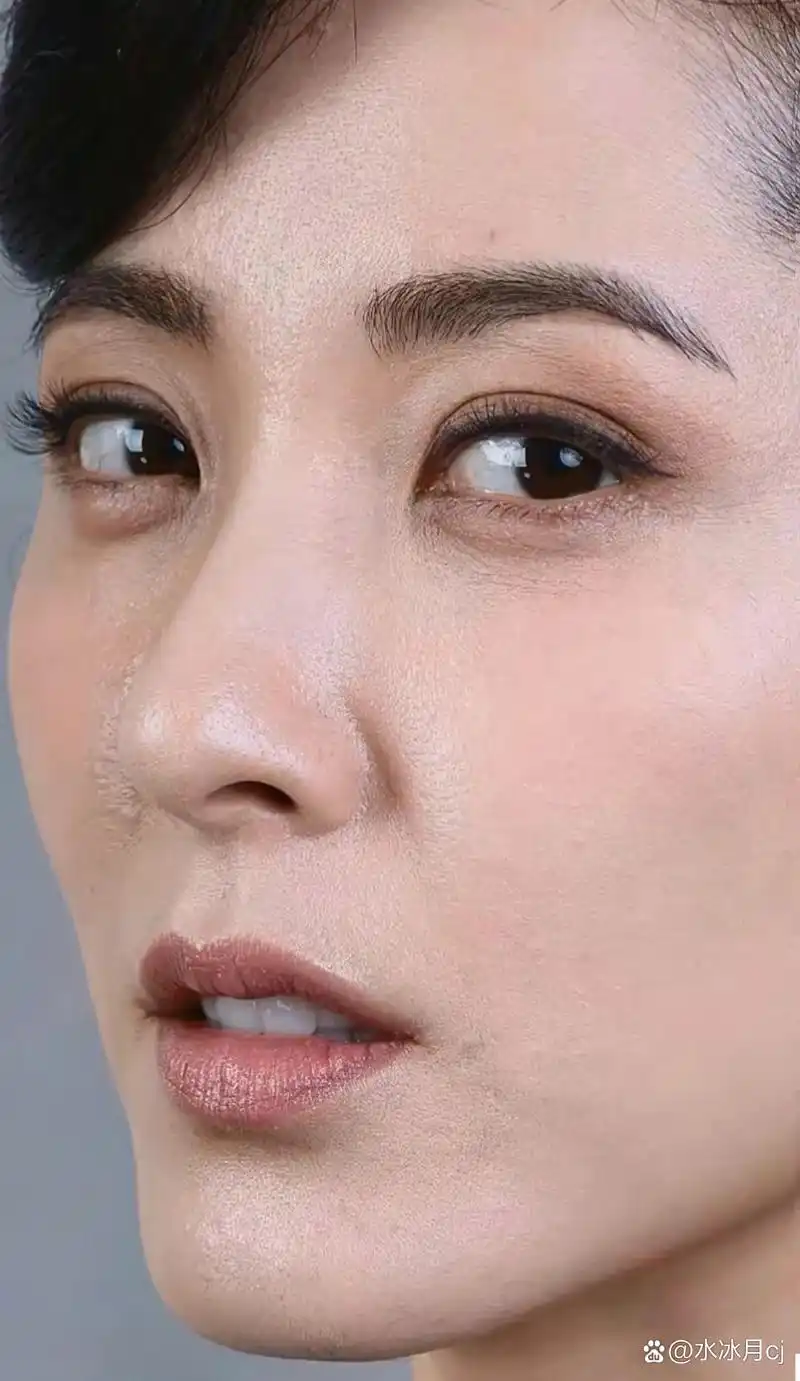 曾黎长年吃素,怎么皮肤还这么好,连毛孔和汗毛都看得清清楚楚的高清怼