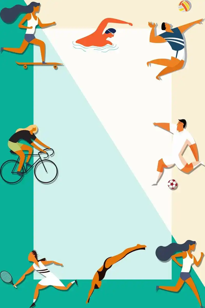 亚运会活动海报背景.#原创插画 #亚运会 #原创设计 #千库 - 抖音