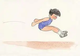 跳远简笔画跳远简笔画儿童画