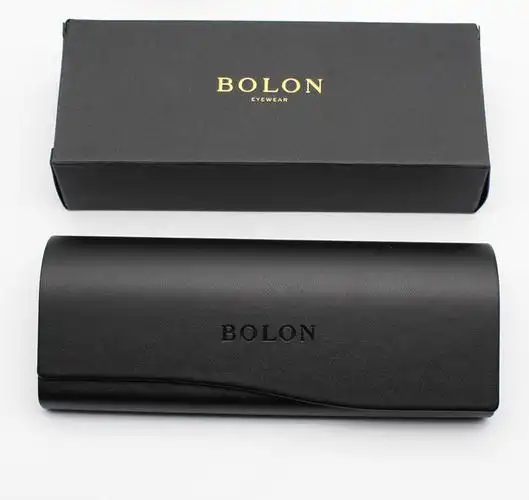 折叠便携式暴龙眼镜盒原装软牛皮墨镜近视镜简约创意复古镜布男女