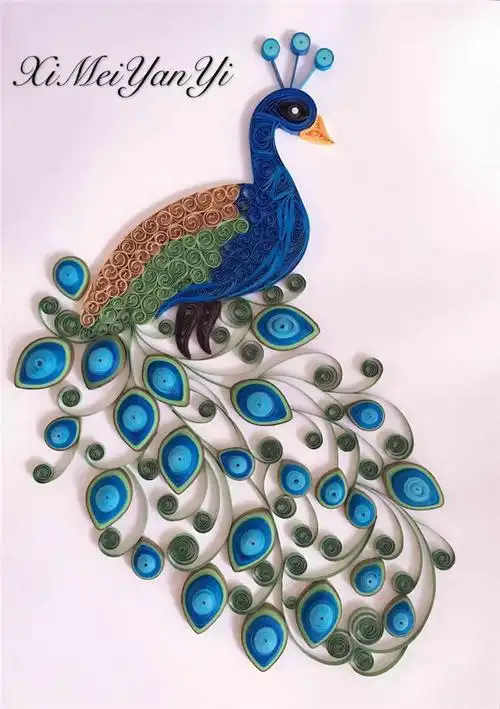 手工折纸墙饰挂画