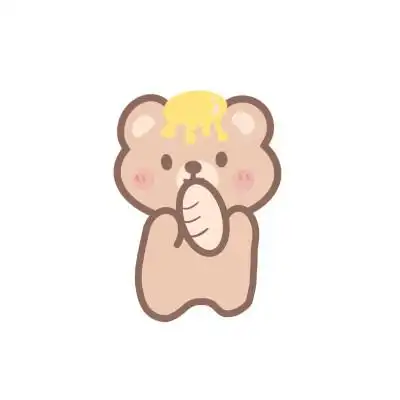 小熊免抠素材 med手写素材可爱帖纸 拿图点赞别白嫖 dt阮卡卡导出