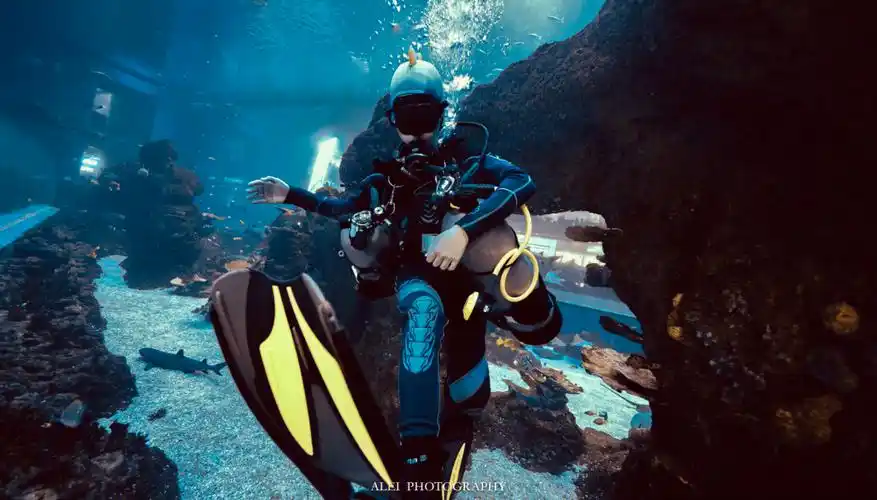 成都侧挂潜水员padi