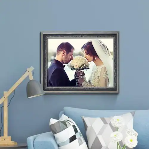 欧式婚纱照相框挂墙照片 定制证书放大油画框a4 16 18 20 24 30寸