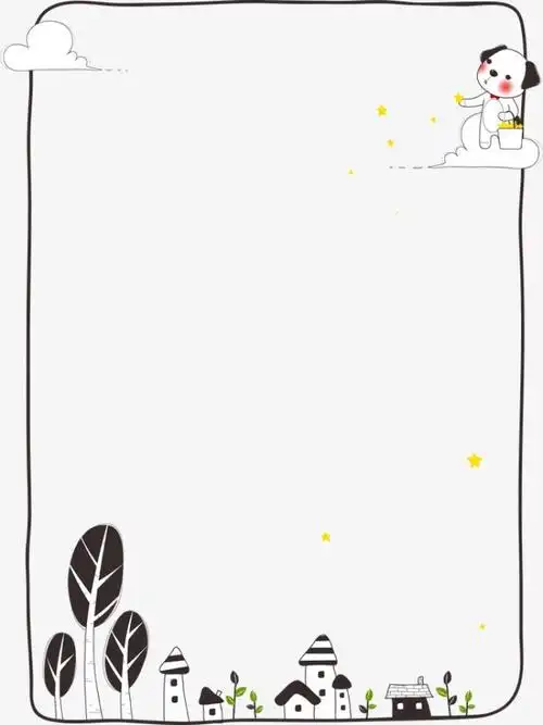 线条,边框,可爱,卡通-堆糖,美好生活研究所