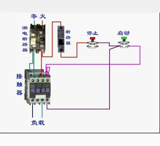 家用接触器 220v 常开20a导轨式交流接触器