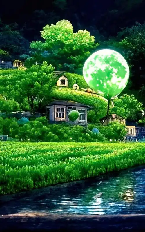 这座小屋的外墙采用了深绿色和青铜色的搭配,显得古