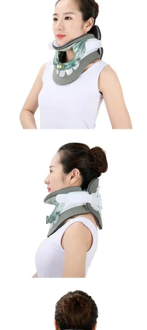 可调节颈托护颈颈椎固定支具颈椎牵引器颈部拉伸固定器家用支撑架