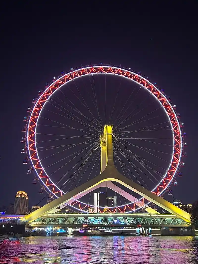 天津之眼拍照 海河游船攻略来了   天津的夜景太美了 去天津一定要去