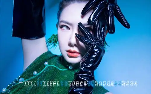 2020年12月戚薇桌面日历壁纸图片