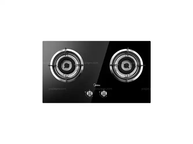 美的(midea) jzy-mq7610-g大面板钢化玻璃嵌入式燃气灶4.0kw 液化气