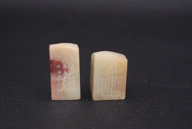 寿山石 微雕 二件