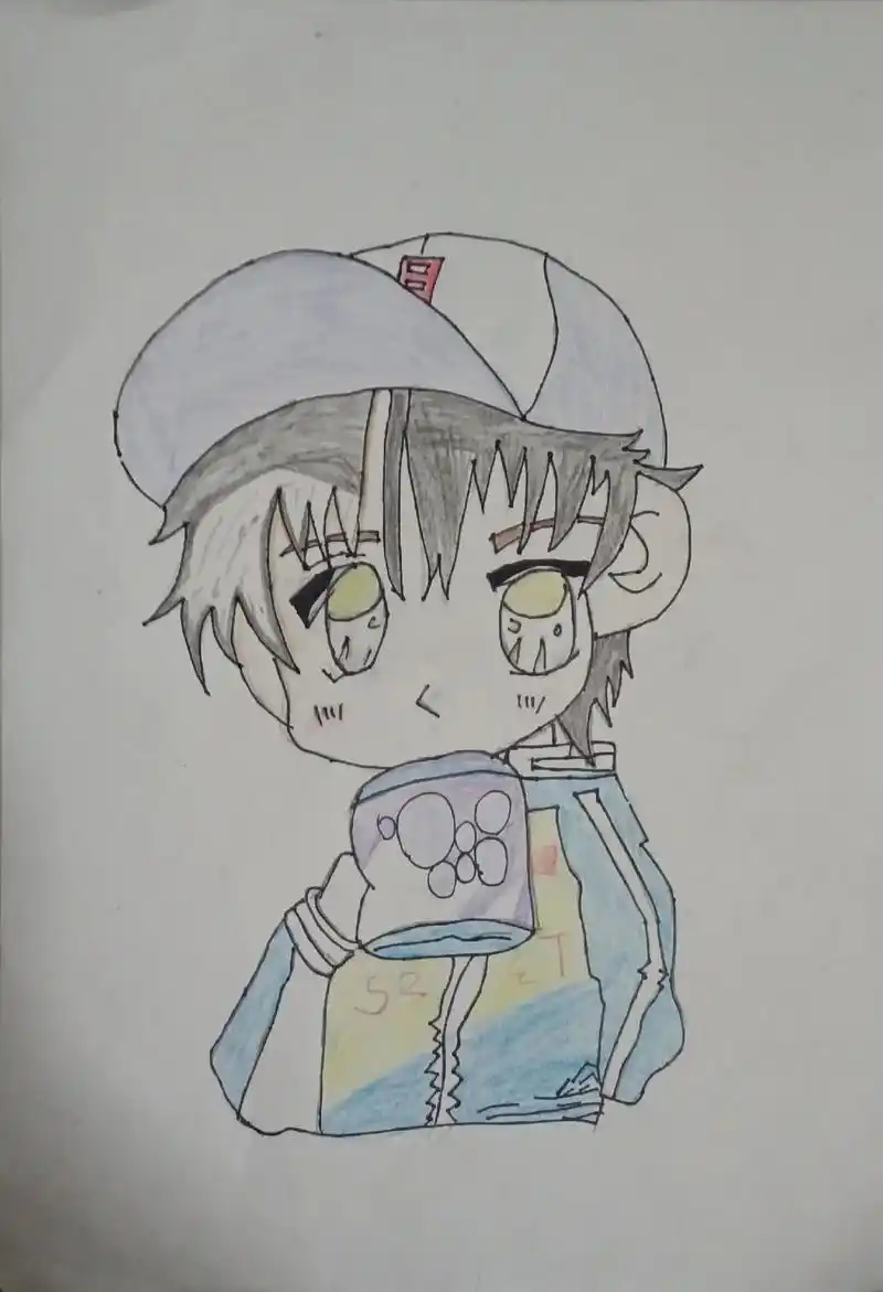 动漫人物绘画 #爱画画的小朋友  - 抖音