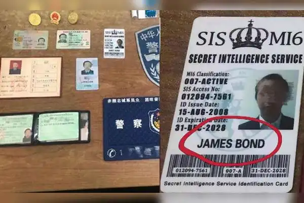 男子冒充007英国军情六处特工车里一堆证件停车场掌掴路人