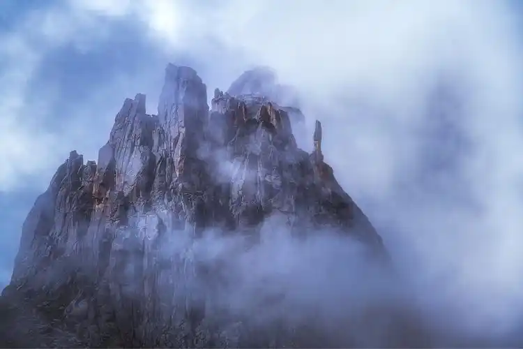 远方的山峰_风景_poco摄影