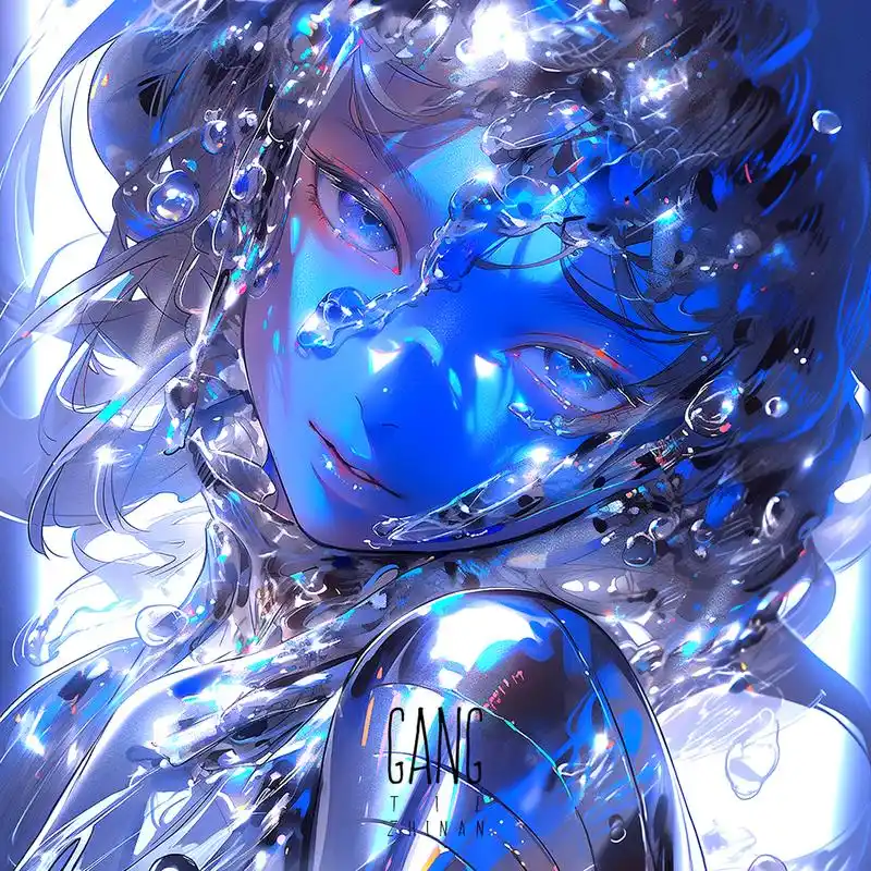 科技感十足的金属人物#ai绘画