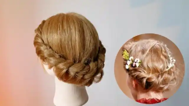 经典法式发型 慵懒浪漫编发 麻花辫盘发