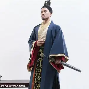 20古装服装男装 唐装汉服曲裾 汉宫服饰汉朝汉代侠客服装皇帝太子服