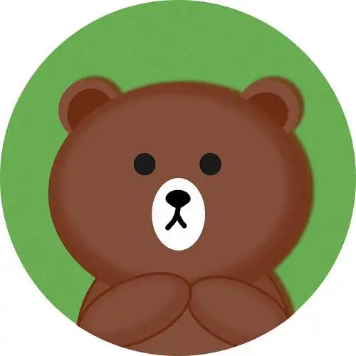 ps绘制练习布朗熊头像