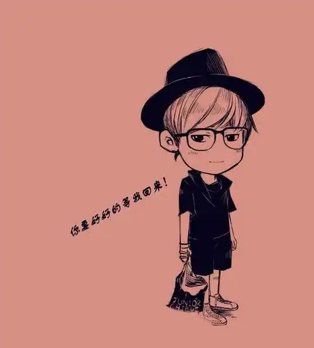 周笔畅卡哇伊手绘漫画