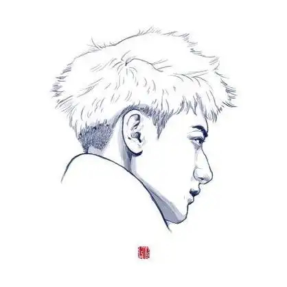 黄子韬头像简笔画