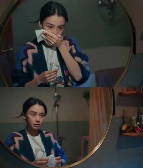 angelababy卸妆镜头##angelababy新剧素颜出镜