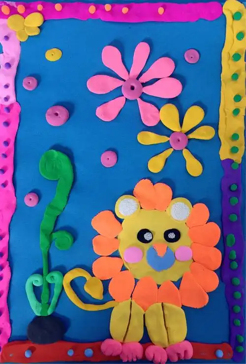 29周六下午,金凤路校区,水墨艺趣班《轻粘土装饰画》-来自跟我学美术