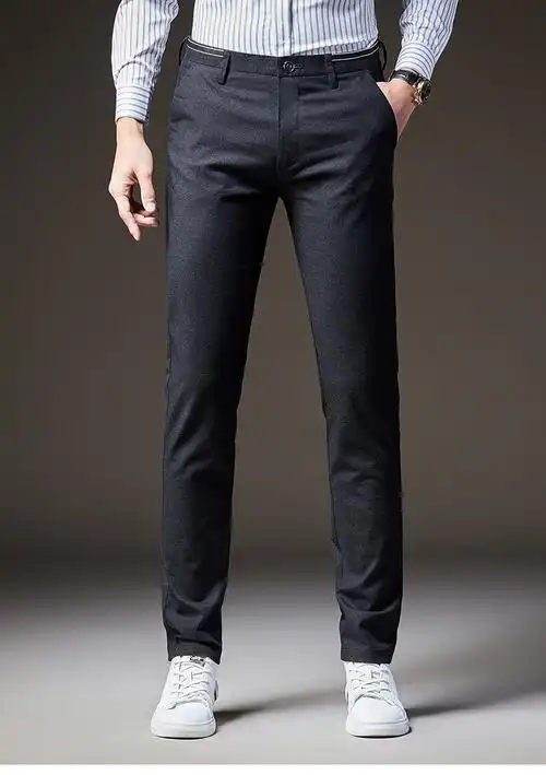 九牧王男装特价高档轻奢2021春秋款男士休闲裤裤子韩版潮流修身小脚裤