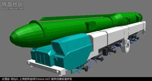 [纸仙儿 纸模型]再造白杨战略导弹发射车