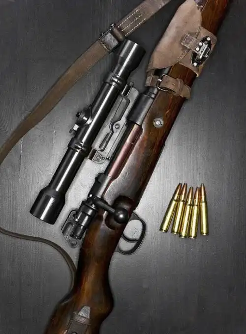 美国藏友收藏的一杆98k狙击步枪, 做工精细, 堪称精美!_网易订阅