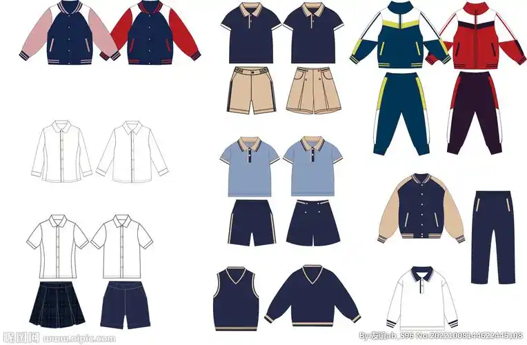 校服设计设计图__服装设计_广告设计_设计图库_昵图网nipic.com