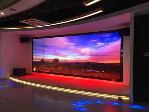 博慈18套55寸35mm液晶拼接屏商业显示器为江苏南通理工大学保驾护航