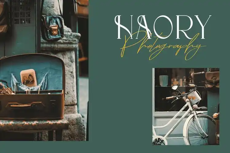 时尚杂志画册标题徽标logo设计衬线英文字体素材loreancitylocks