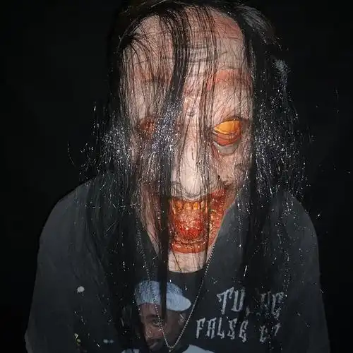 万圣节恐怖鬼脸面具剧本杀恐怖道具鬼屋密室逃脱搞怪恶魔头套面罩