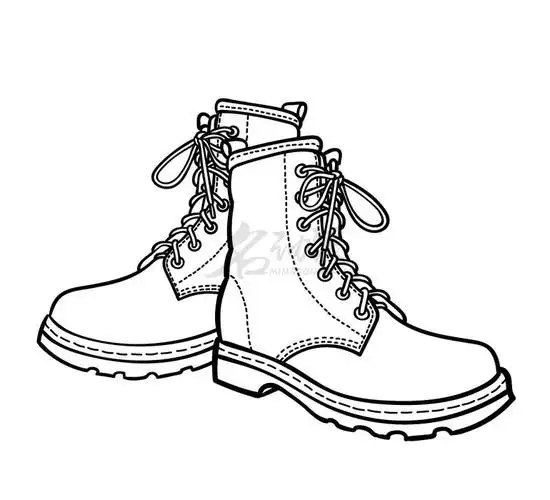 怎样画出好看的靴子初学者画靴子步骤图