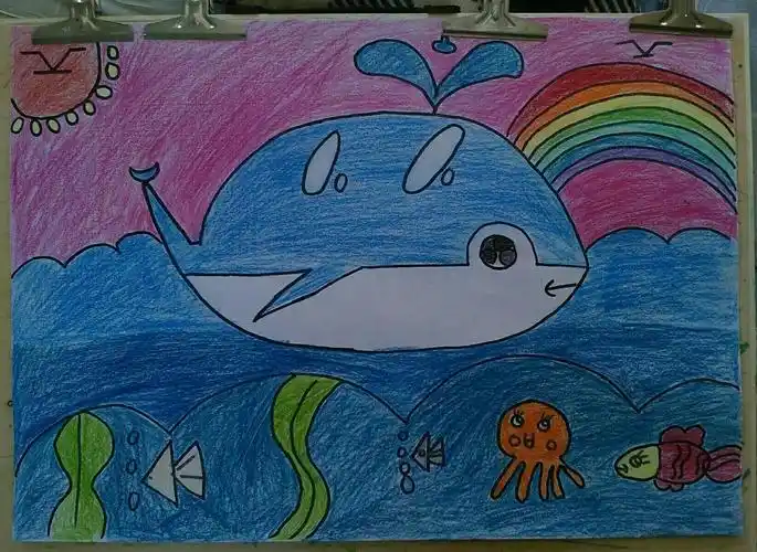 儿童彩铅画4~9岁 儿童彩铅画4~9岁简单