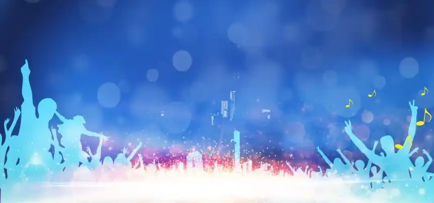 校园音乐会海报背景 - 当图网