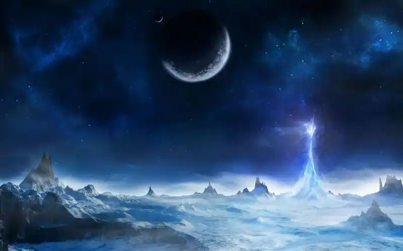 梦幻星空电脑壁纸_奇幻的星空美景