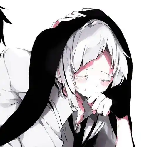 动漫情头丨不明显学院风情侣头像_wi-fi_图片_时候