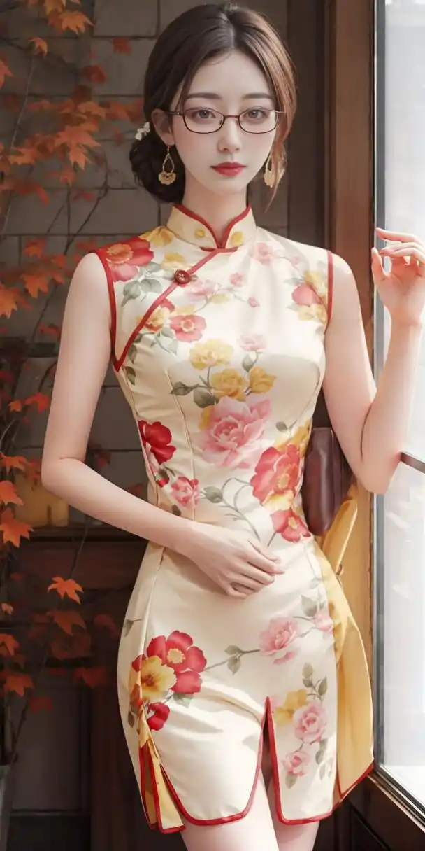 旗袍美女,是时光里的风情万种,是岁月里的妩媚灵动!