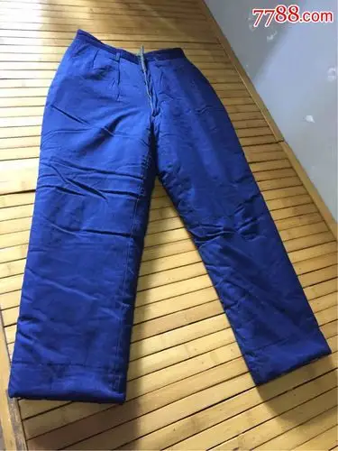 老式蓝棉布棉裤