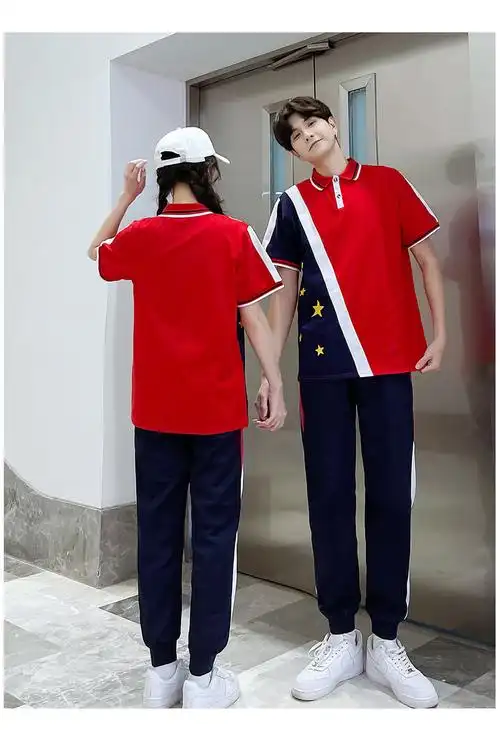 制服学生校服夏装班服运动风套装中学生校服春秋装学院男女同款外套s